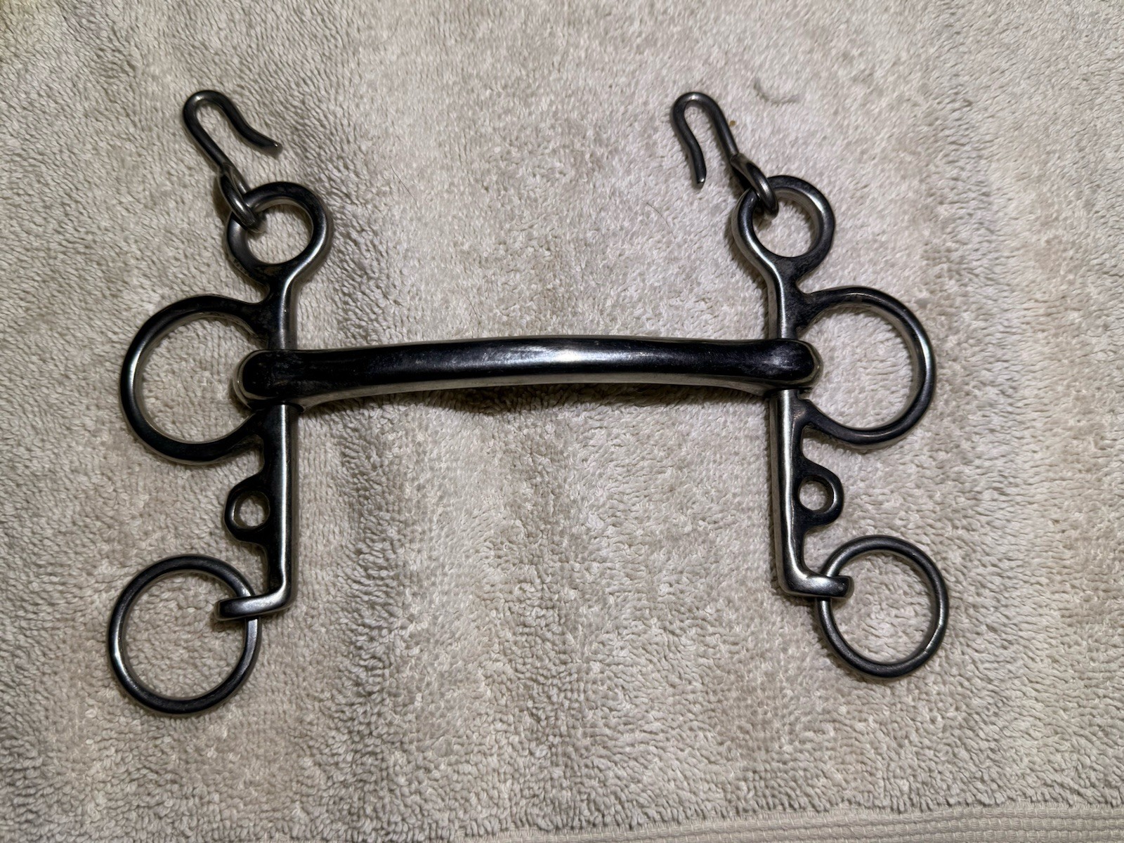 Pelham Mullen Mouthpiece 5 Inch Bit Strait Bit English Bit