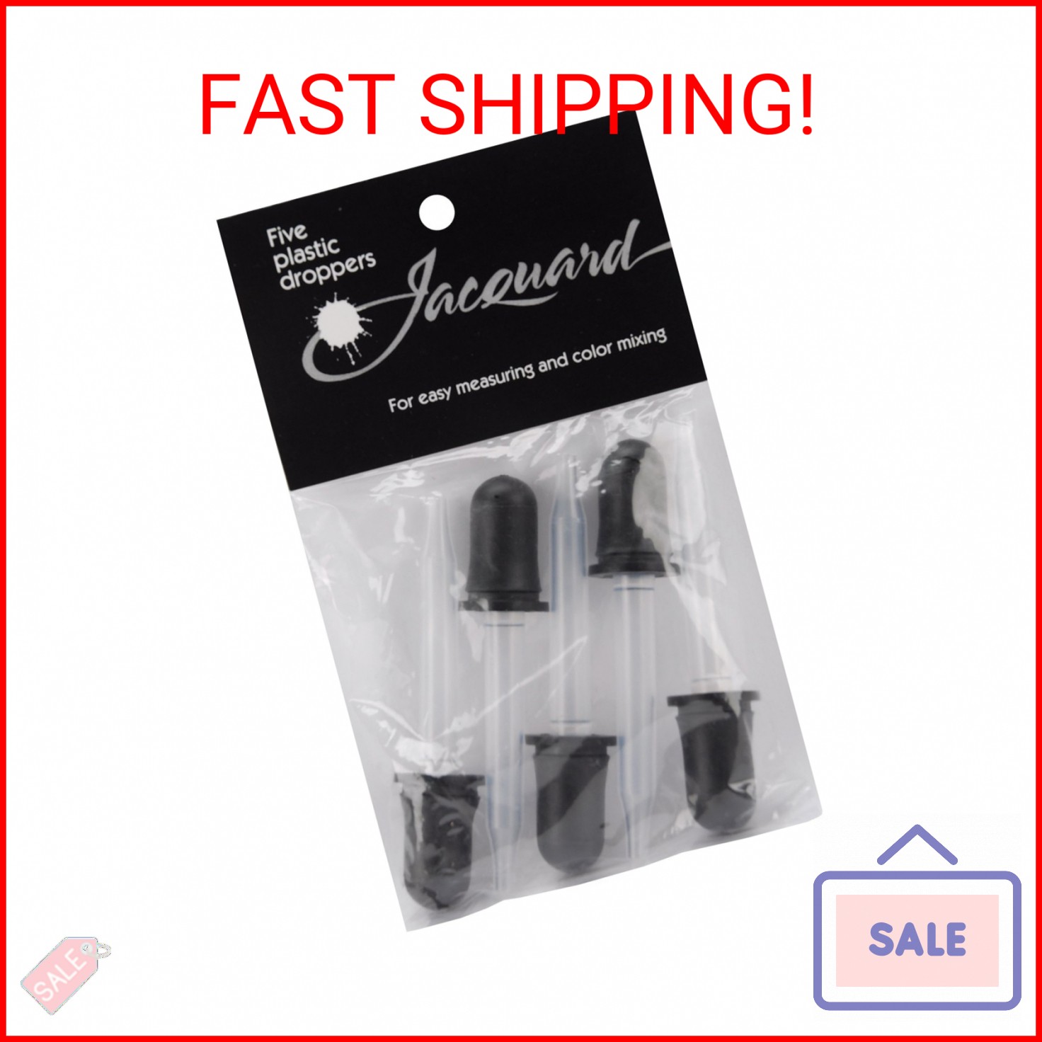 Jacquard Plastic Droppers, Multi