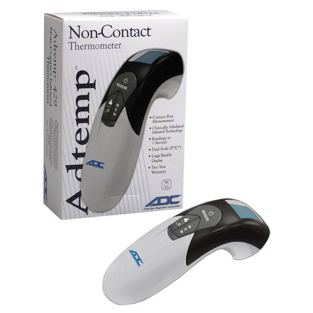 ADC Adtemp 429 Non Contact Infrared Health Thermometer Accurate Readings Fever