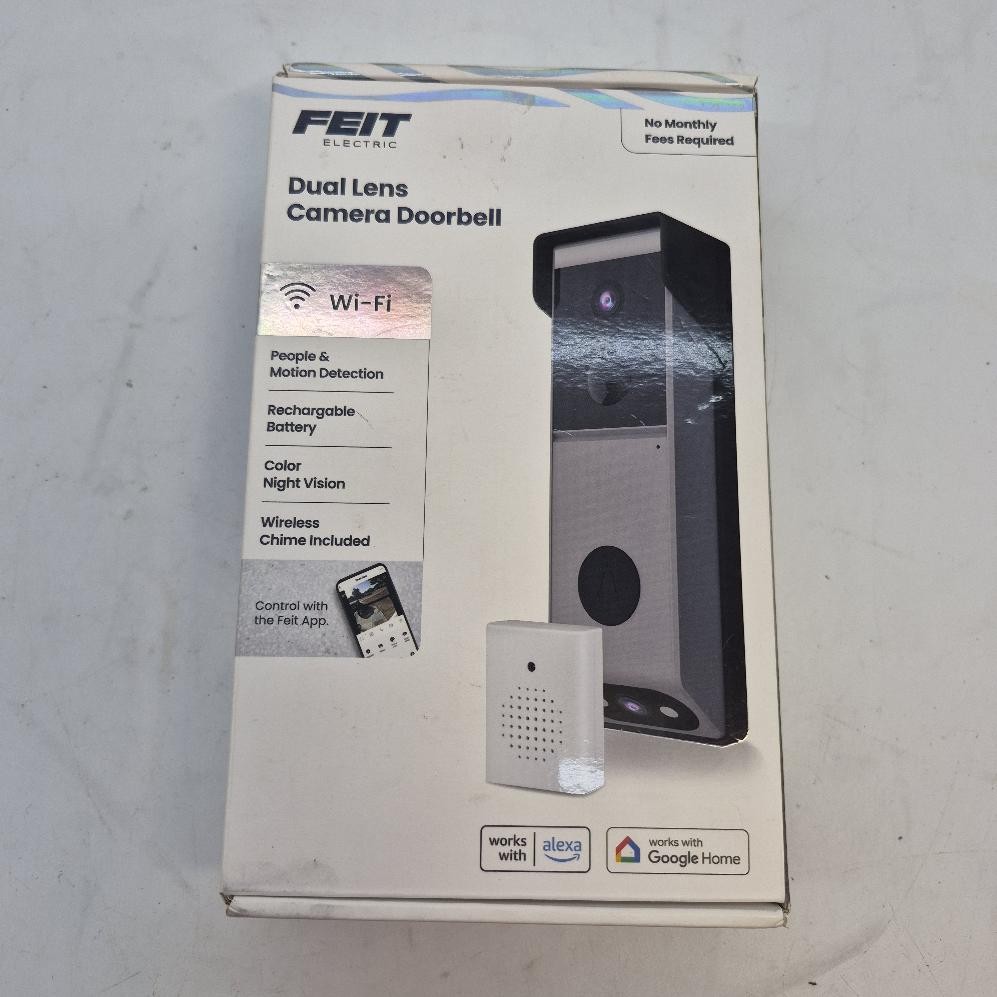 Feit Electric Smart Video Doorbell Camera Open Box (GO1064705)