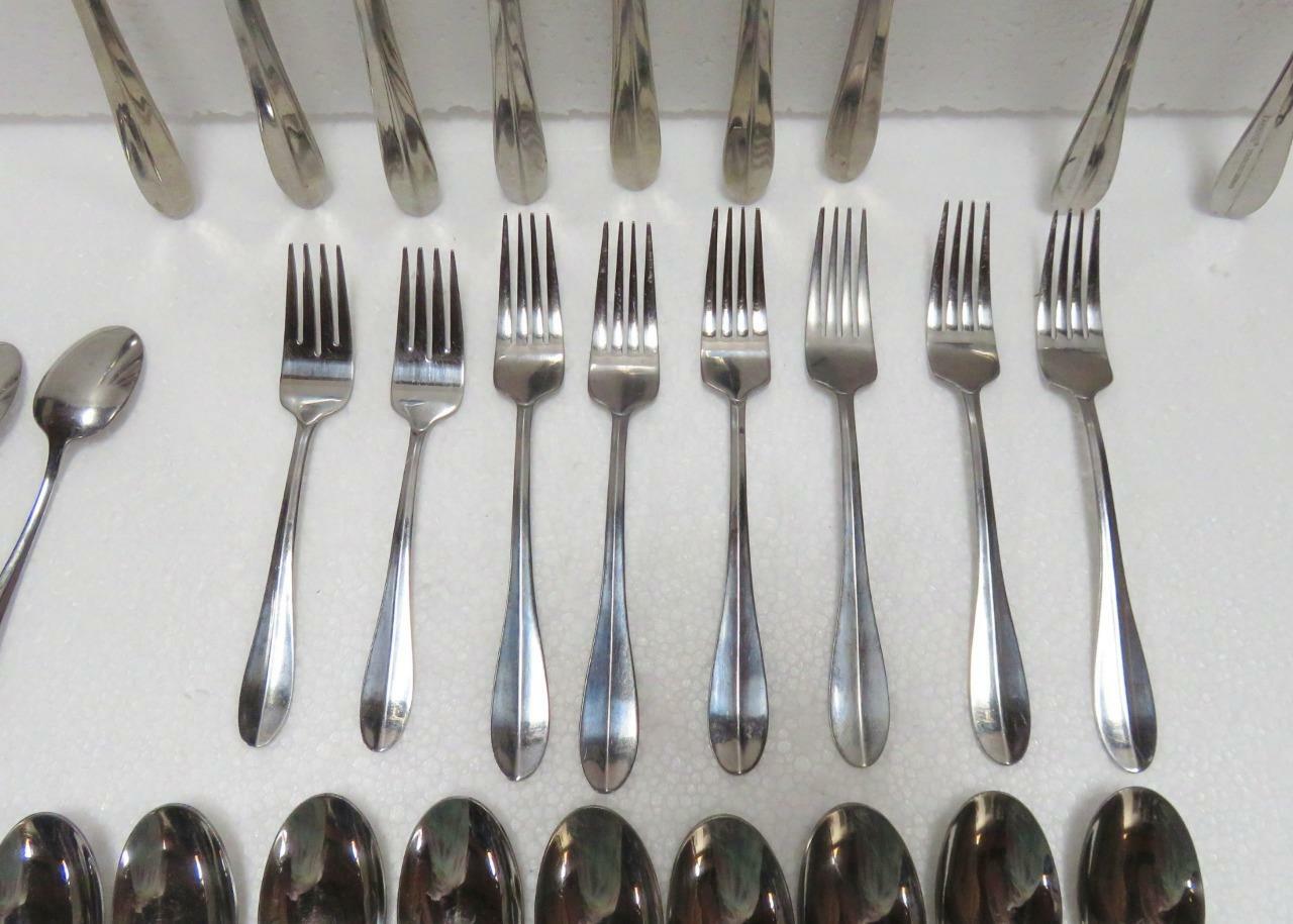 Cambridge Stainless Flatware 28 Piece Lot - Shiny Finish