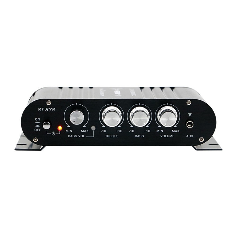 -838 Home Theater Amplifier HiFi 2.1 Channel Power Amp Sound Auto Ver8120