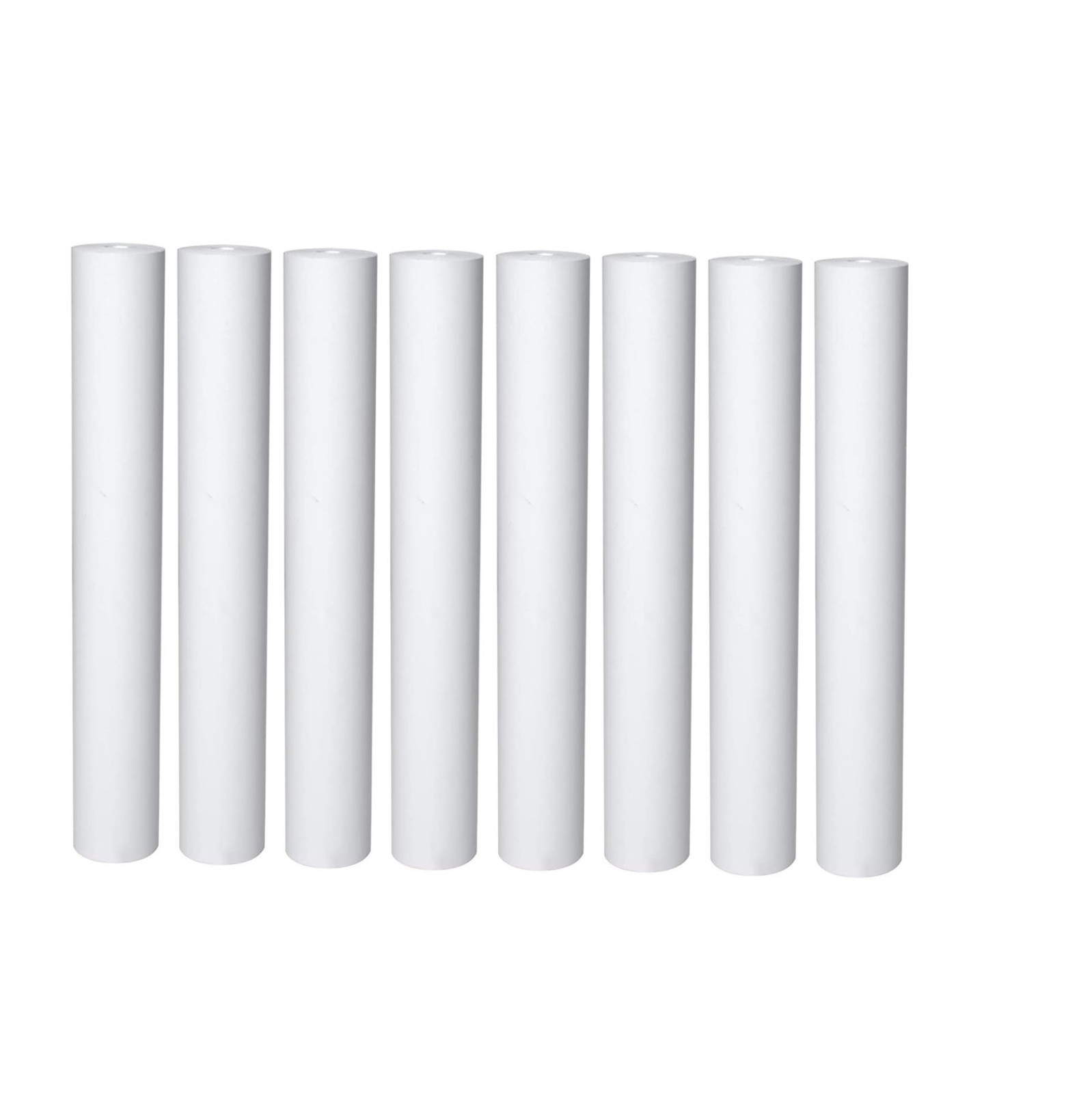 8 rolls (about 200 pages), thermal Letter, 8 rolls, 10-15 years, white