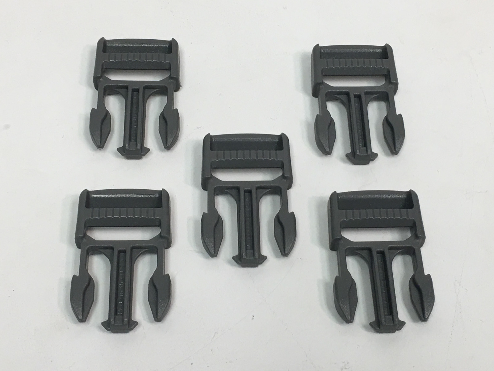 Set of 5 ITW 1" Dual Adjust Buckle GT-1" MALE FG504 ACETAL FOLIAGE Pack Buckle