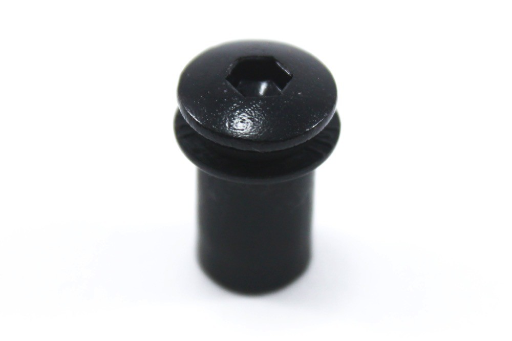 Black Anodised Aluminium Kawasaki Ninja Motorcycle Wind Screen Shield Bolts x6