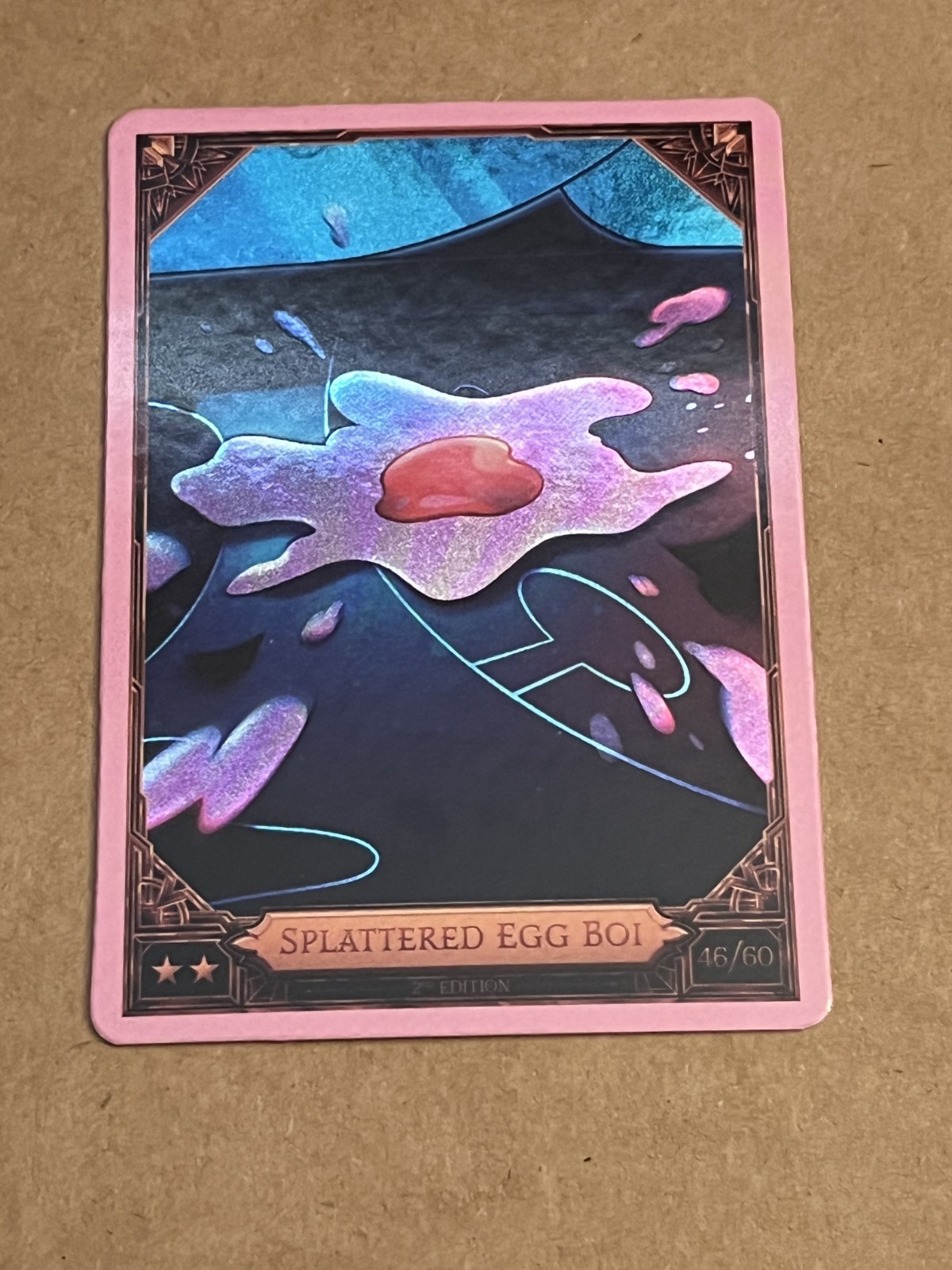 Hazbin Hotel 2nd Edition Splattered Egg Boi 46/60 Foil