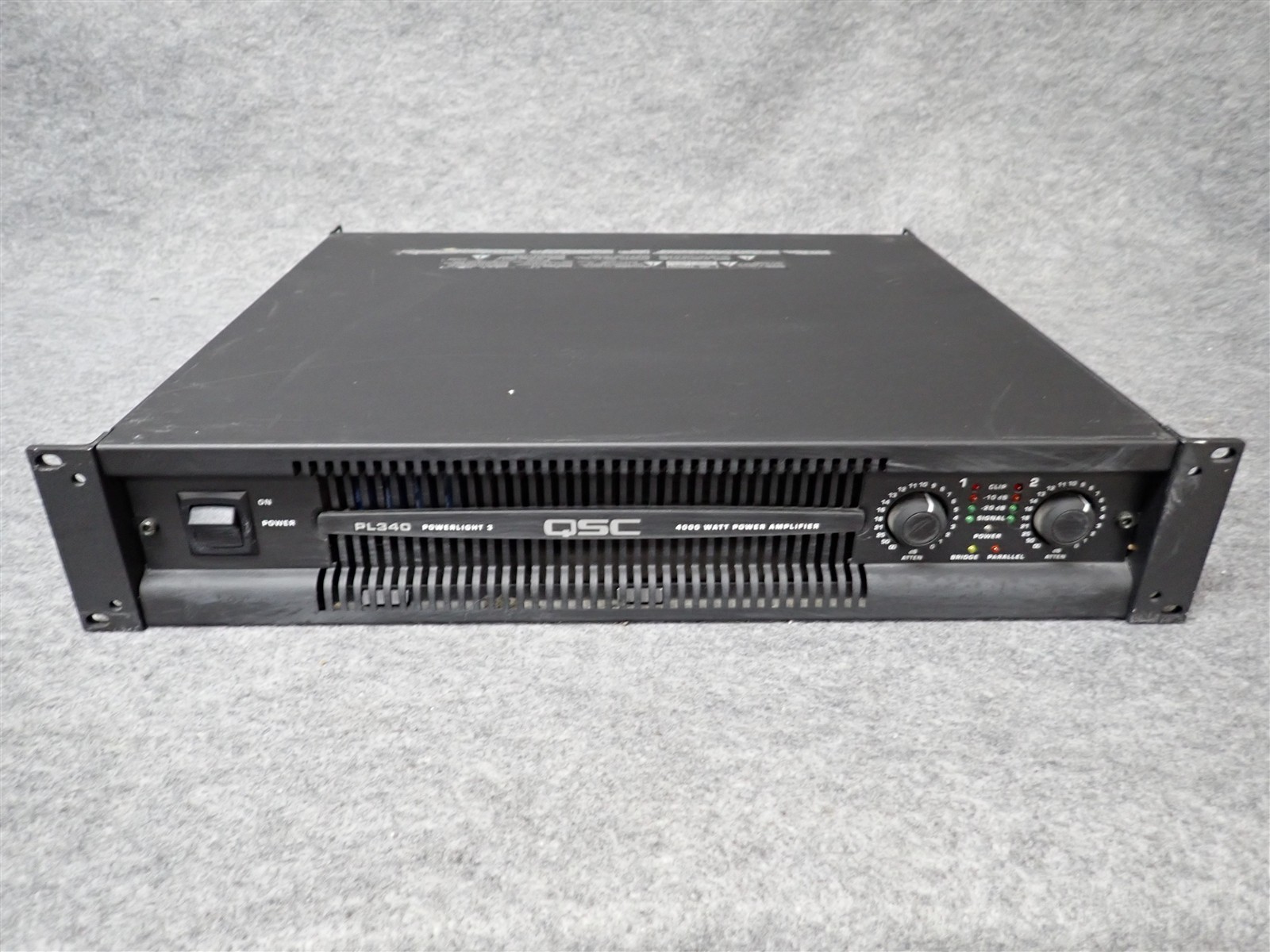 QSC PowerLight PL340 2 Channel Professional Power Amplifier 1350WPC (#35) (II7)