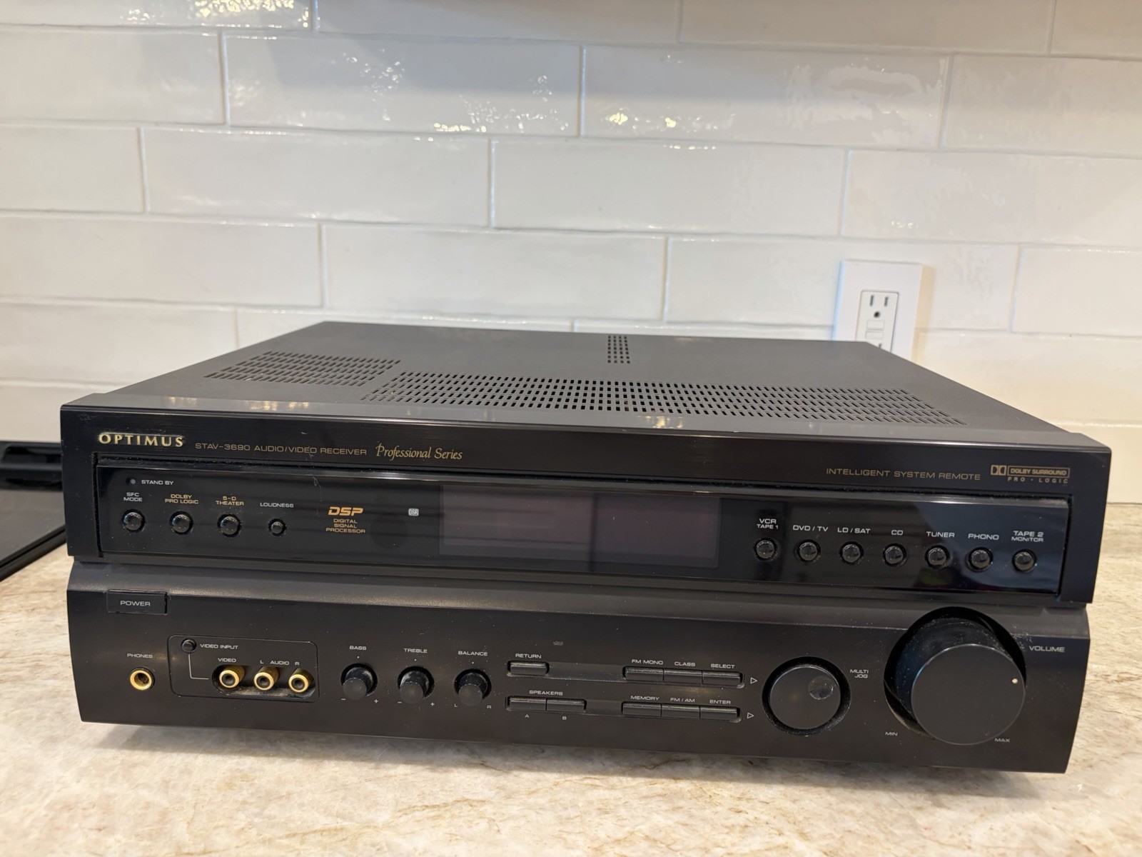Optimus STAV-3690 Professional Series Audio/Video Receiver