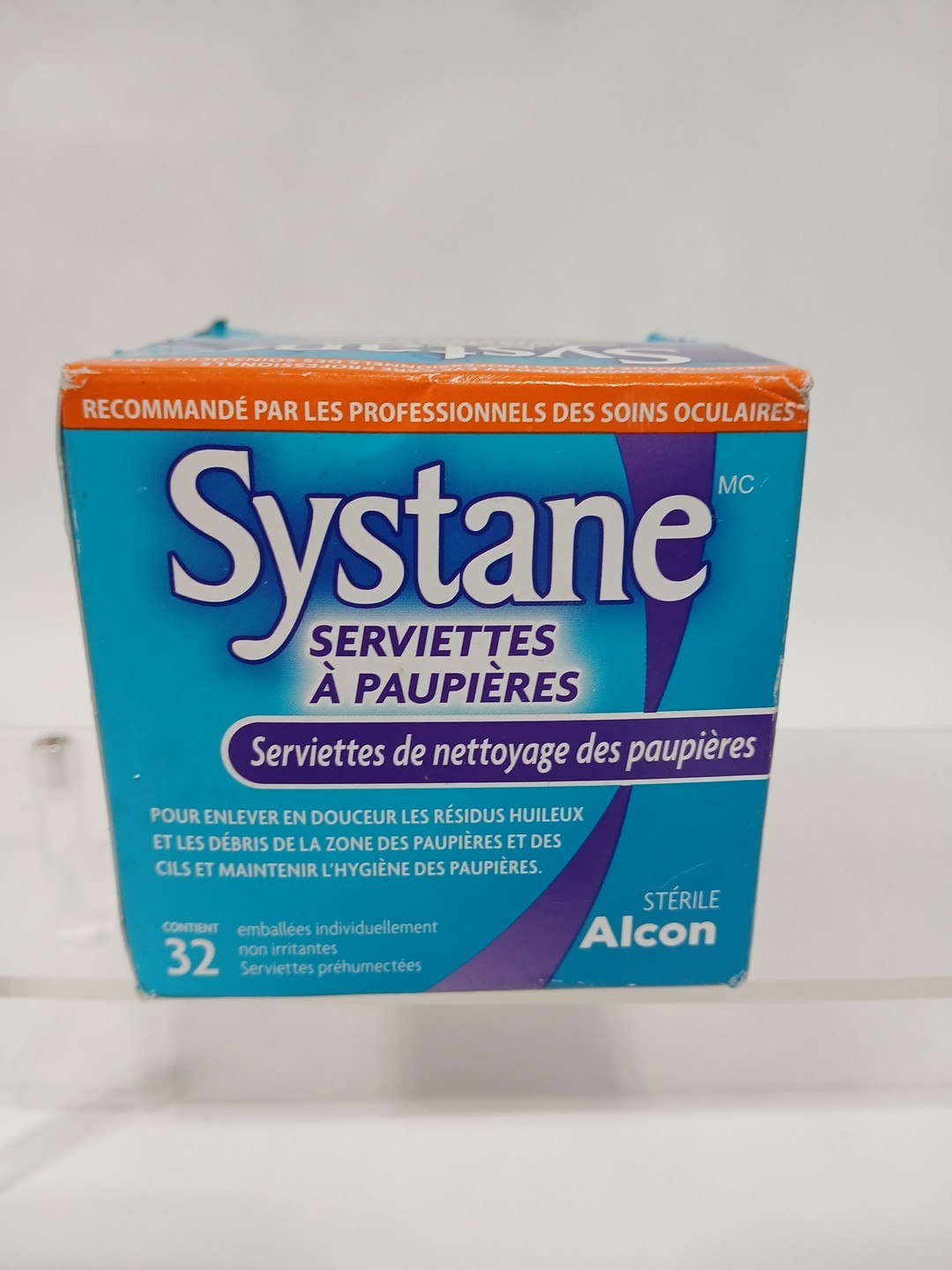 Systane Sterile Eyelid Cleansing Wipes - 32 Count for Eye Care