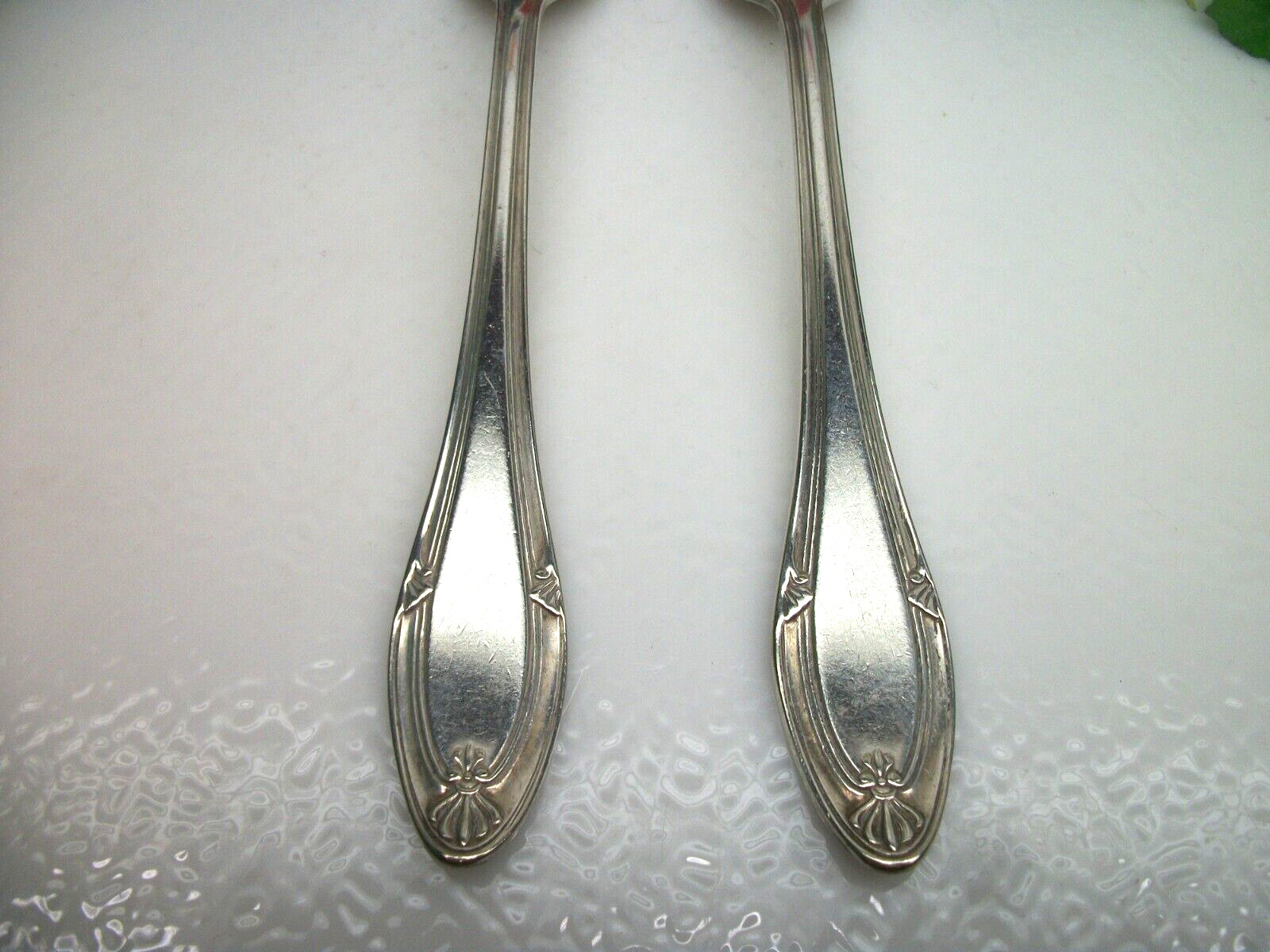 2 Vintage Gorham Silver PROVIDENCE Silverplate 7 1/2" DinnerForks 1920
