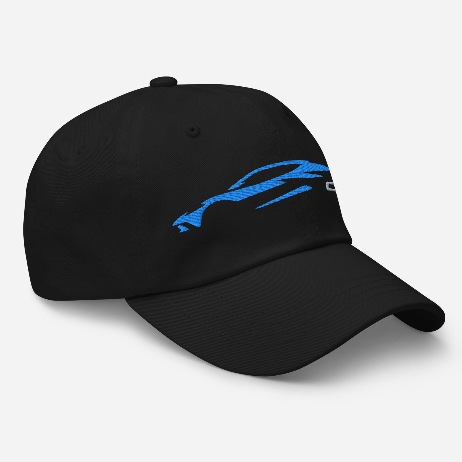 Dad Hat For Chevrolet Corvette C8 Rapid Blue 2022-2023 Car Fans Baseball Cap