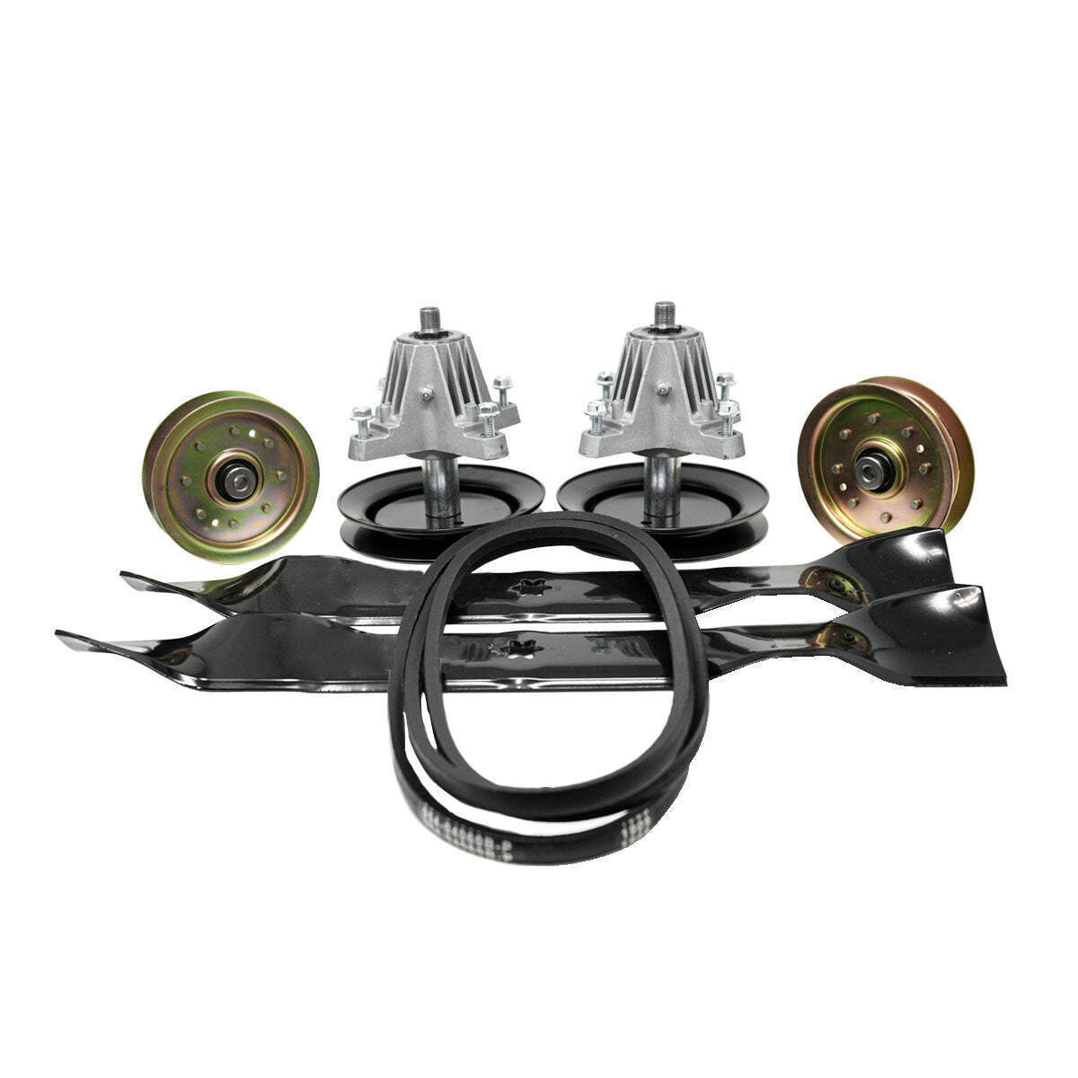 Rebuild Kit Spindles Blades Pulleys Belt Fits Cub Cadet LTX 1040 2010-2014 Model