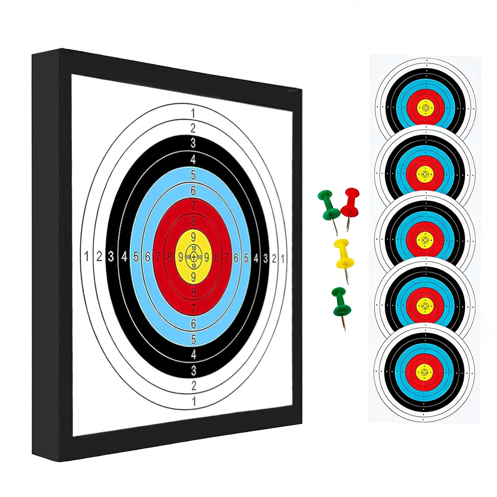 - QI HUO JU - Archery Foam Target High-Density Bow and Arrows EVA Targets for...
