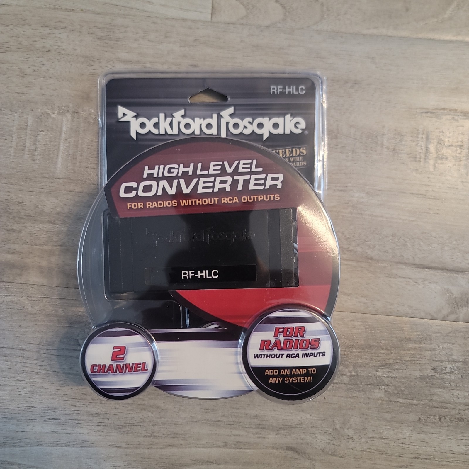 NEW Rockford Fosgate RF-HLC 2-Channel Car Audio High-Low Level Converter Hi-Lo