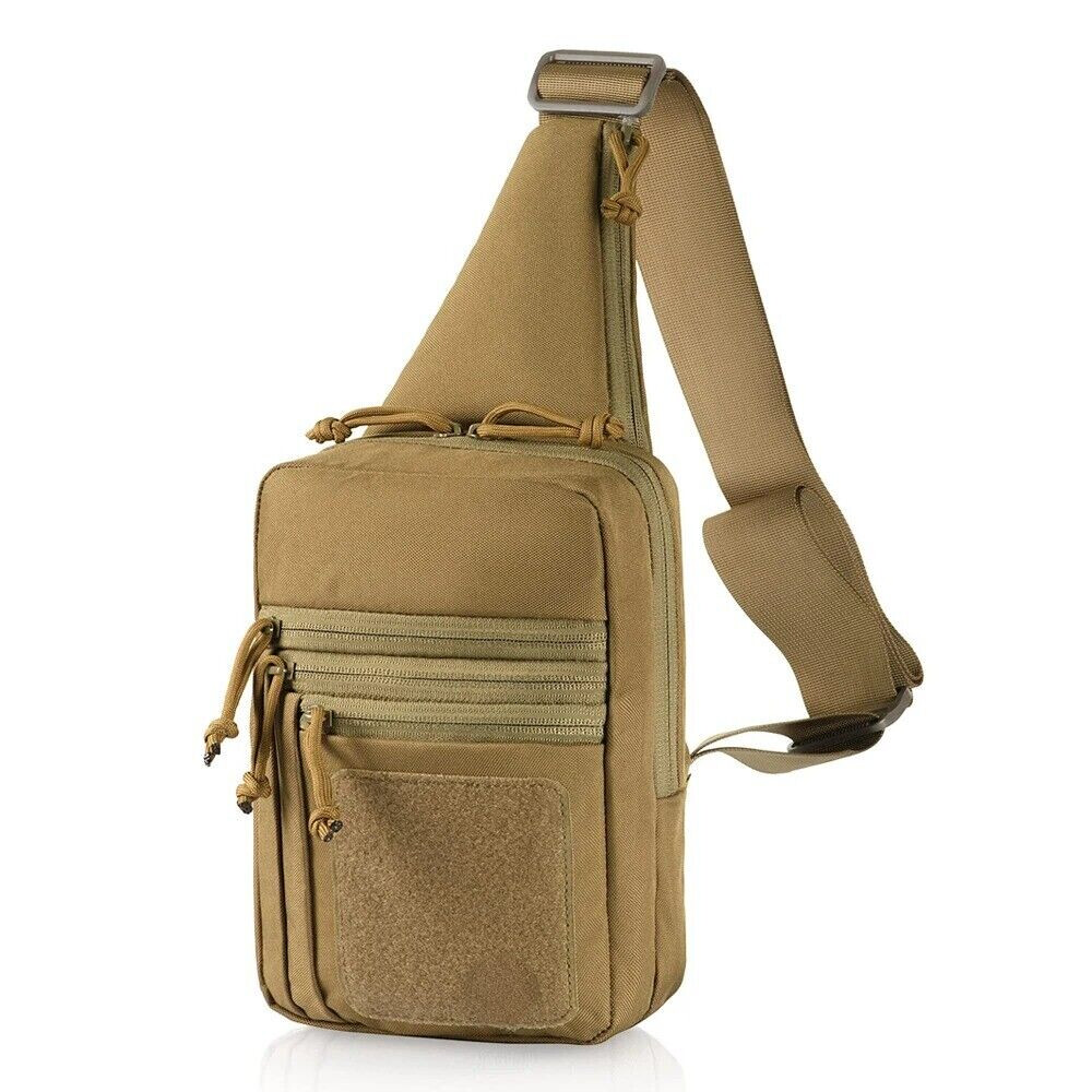 Tactical Gun Bag Concealed Carry Crossbody Shoulder Chest Pack Bag for Handguns