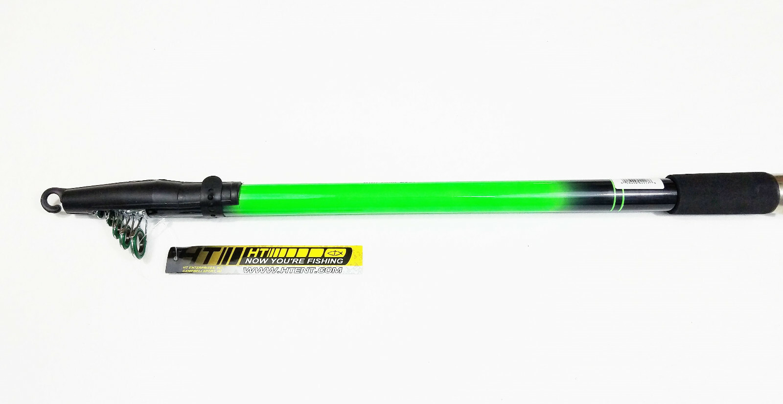HT 14' SHOOTING STAR TELESCOPIC CRAPPIE POLE W/ EVA FOAM HANDLES SS-14S