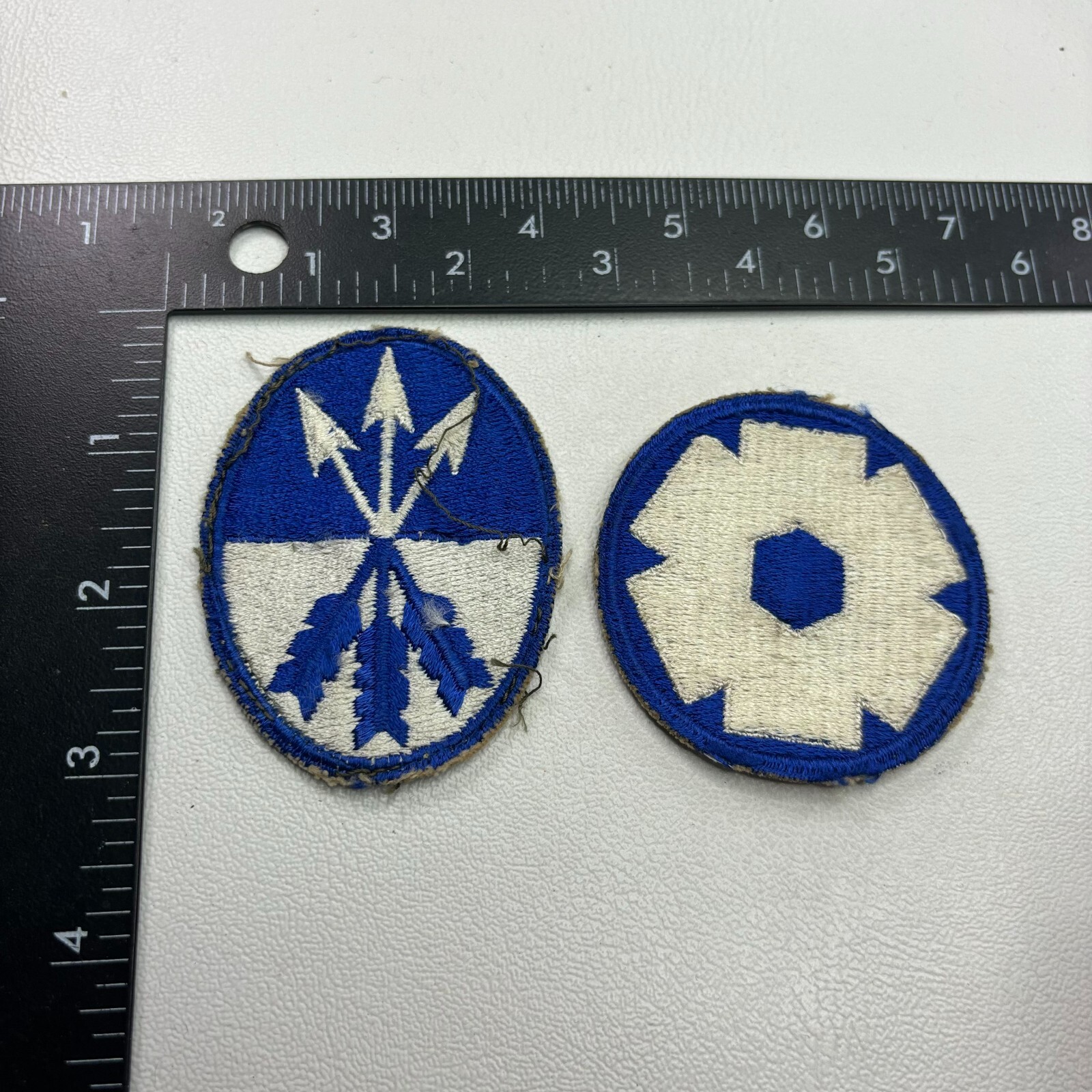 VTG 2 Patches Bundle United States Army 6TH SERVICE COMMAND + 23RD CORPS 39RE