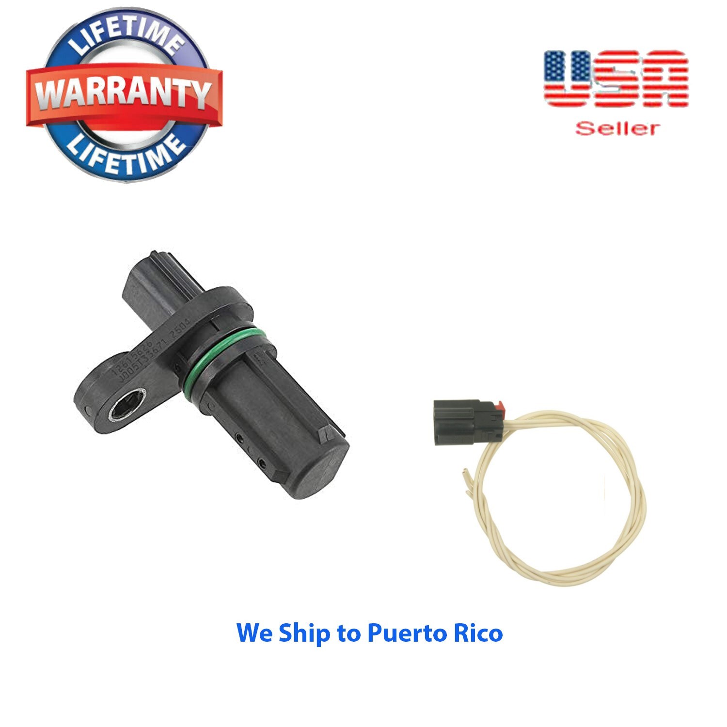 NEW Crankshaft Position Sensor+ CONNECTOR For Buick Cadillac Chevrolet Saturn