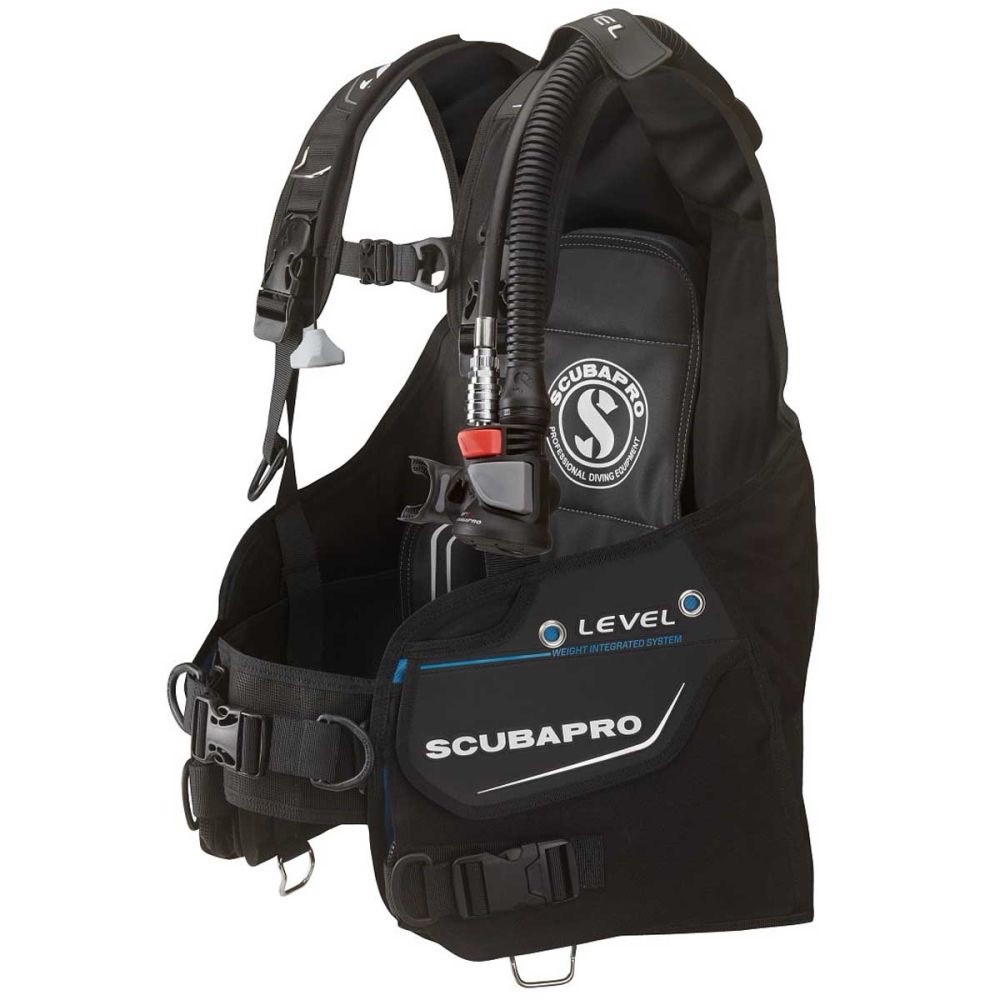 SCUBAPRO Level BCD with AIR 2 Inflator Secondary Regulator / Octo Combo, Medium
