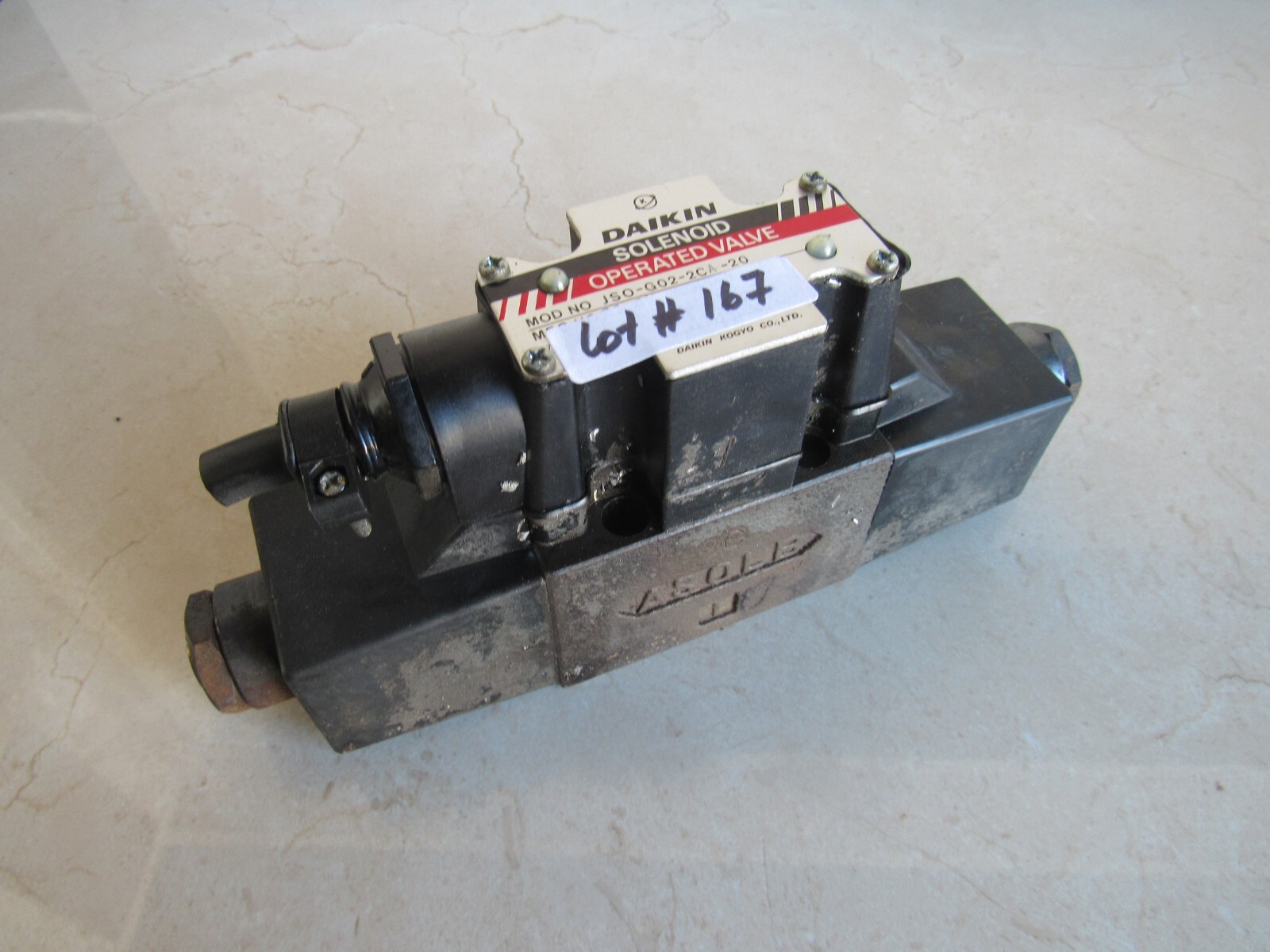 Daikin JSO-G02-2CA-20, JS0-G02-2CA-20 Lot # 167 Listed by Mike