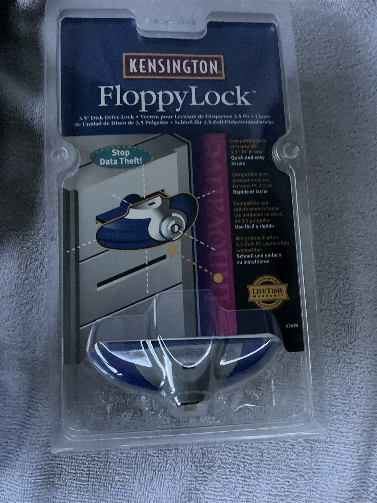 Kensington Desktop Micro saver/floppy Lock/Memory Lock Set (5a)