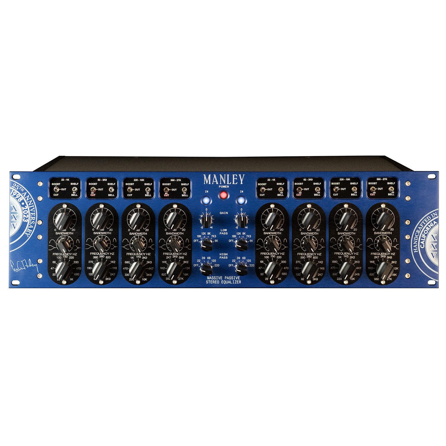 Manley Massive Passive Stereo Tube EQ - XXV Cobalt Blue Anniversary (Demo Deal)