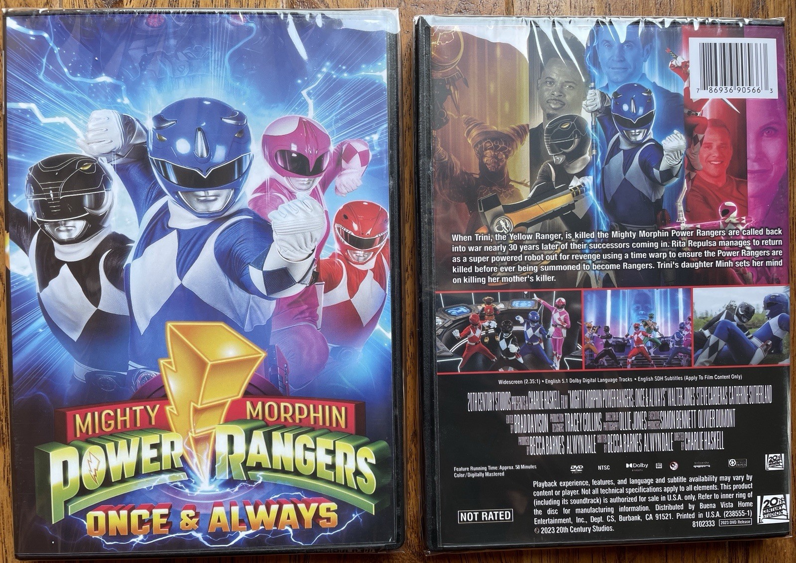 Mighty Morphin Power Rangers: Once & Always (2023) New, Sealed, DVD