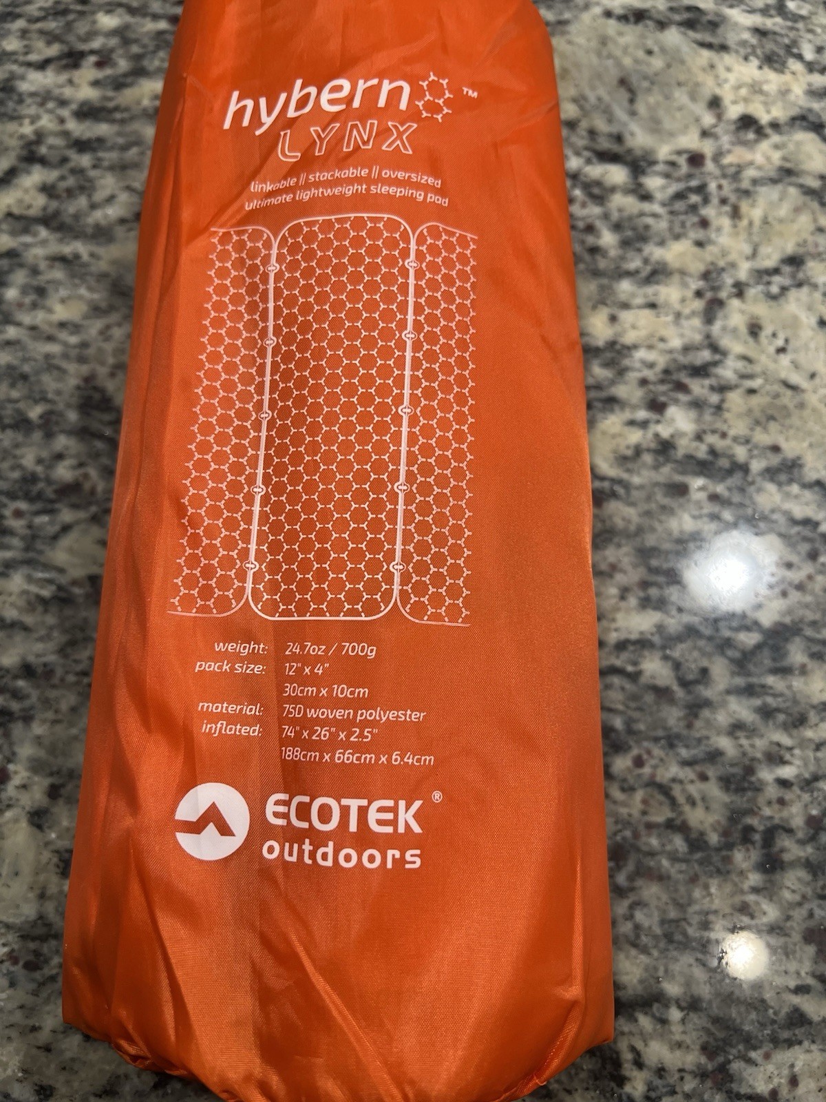 New Hybern Lynx Sleeping Pad Ultralight Self Inflating Camping Mat