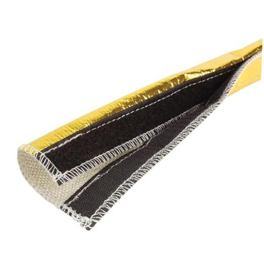 Heat Shroud Gold – 1/2" – 1-1/4" I.D. x 3 ft High 1/2" - 1-1/4" I.D. x 36"
