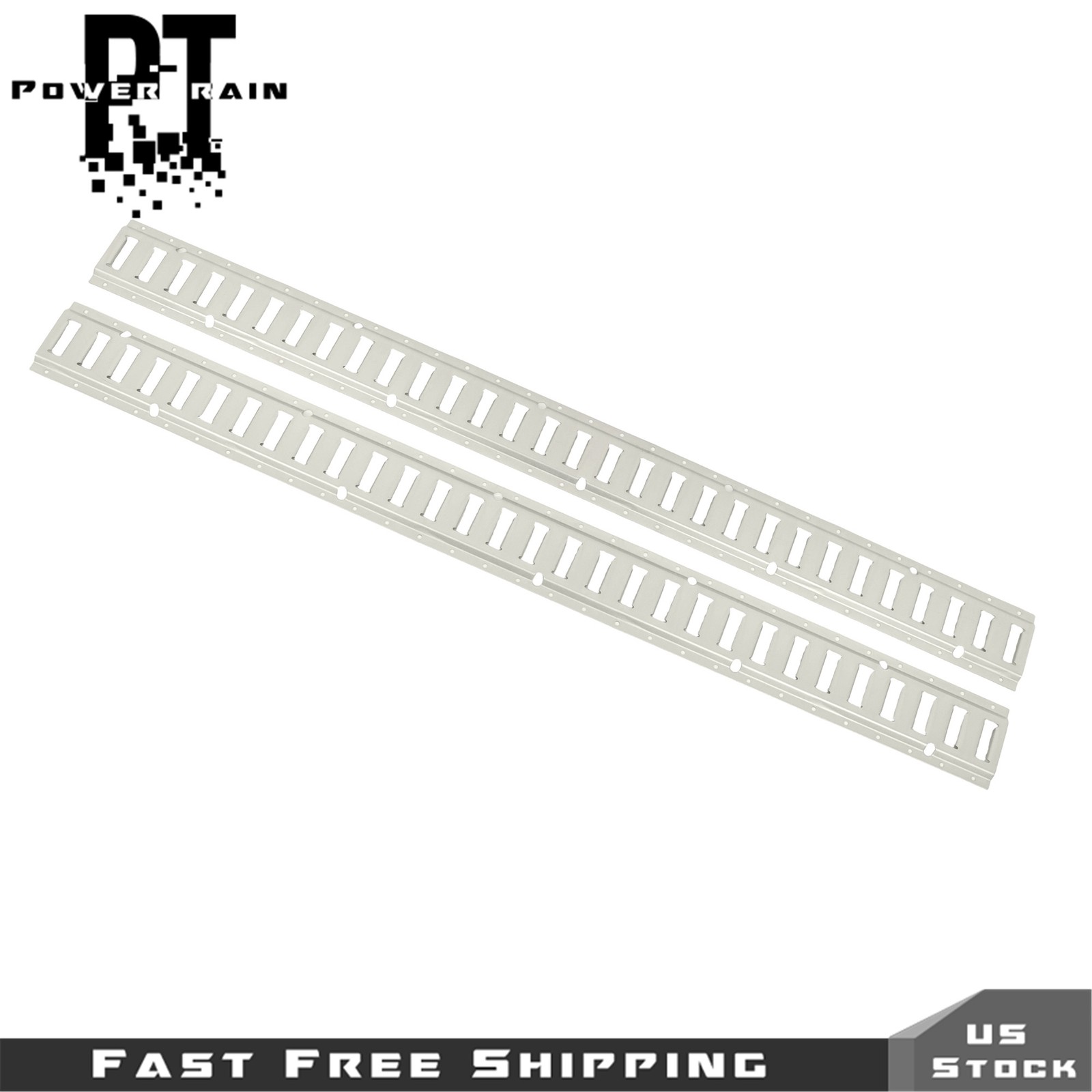 8x 5' Galvanized E-Track for Enclosed Trailers Cargo Trucks Vans Haulers