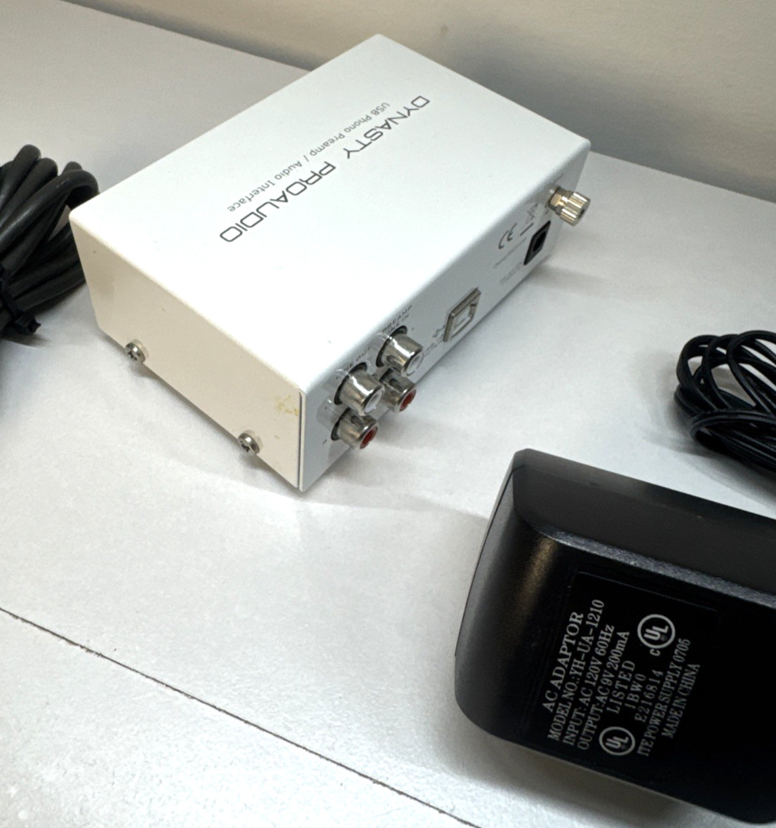 Dynasty ProAudio USB Phono Preamp/Audio Interface A/D RIAA Moving Magnet UA2D