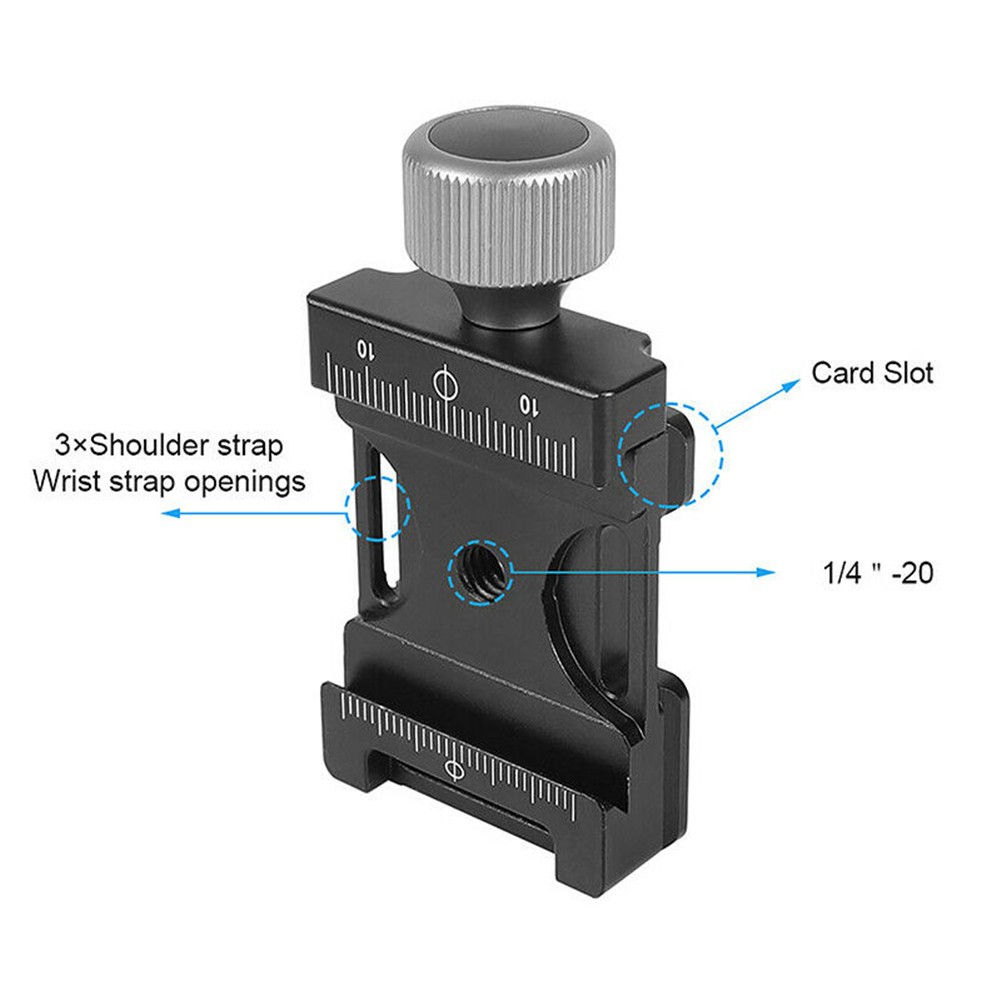 Adjustable Quick Release Clamp Camera Tripod Mount Base For Arca Swiss Plate D