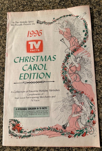 Christmas Booklet from 1996