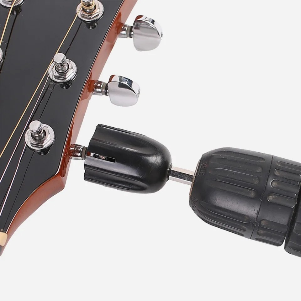 Guitar String Winder Drill Bit Tool Peg Puller for Electric Acoustic Guitar Bass