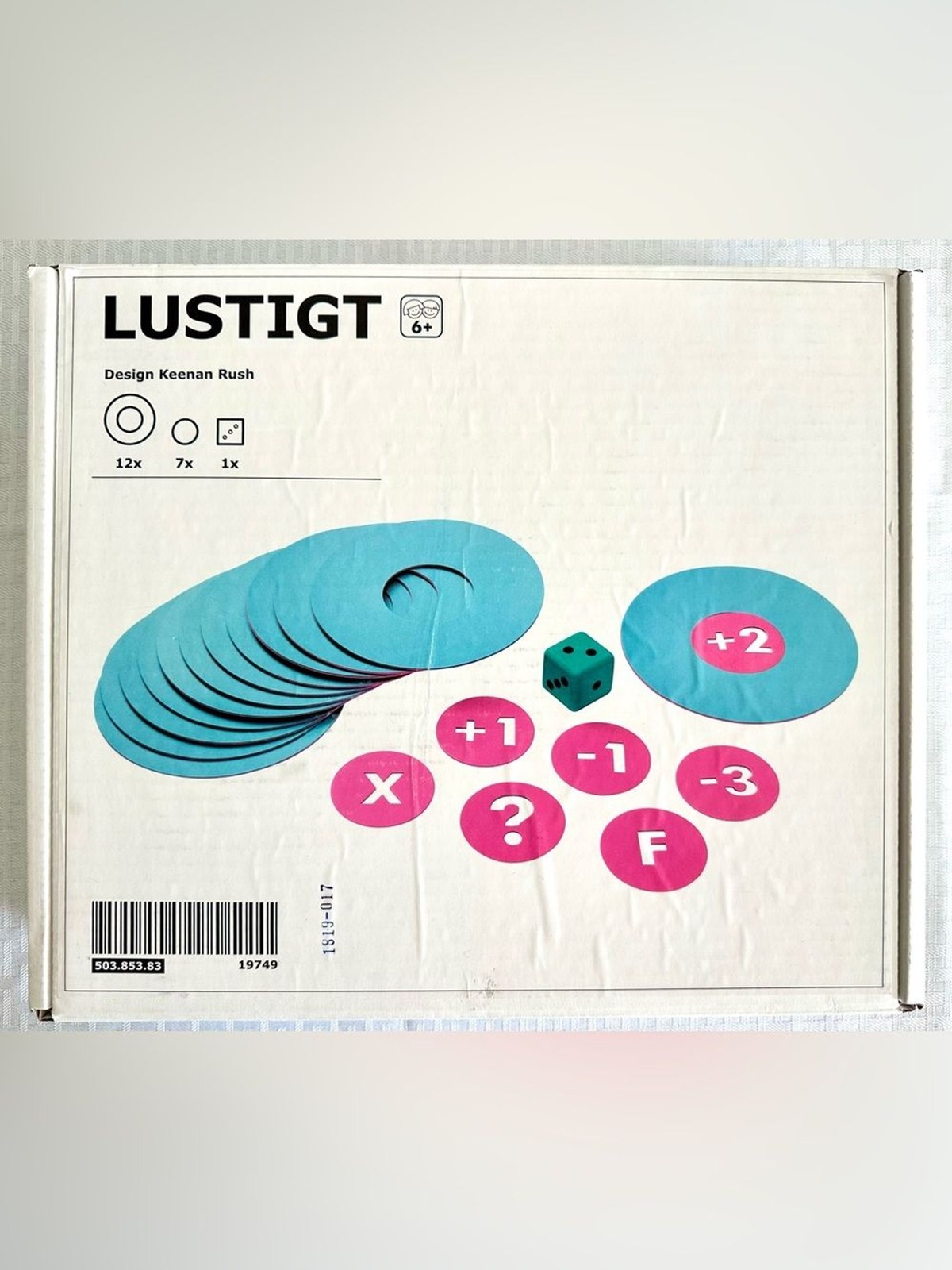 IKEA LUSTIGT Floor Math Game by Keenan Rush – Brand New Family Dice & Disc Game