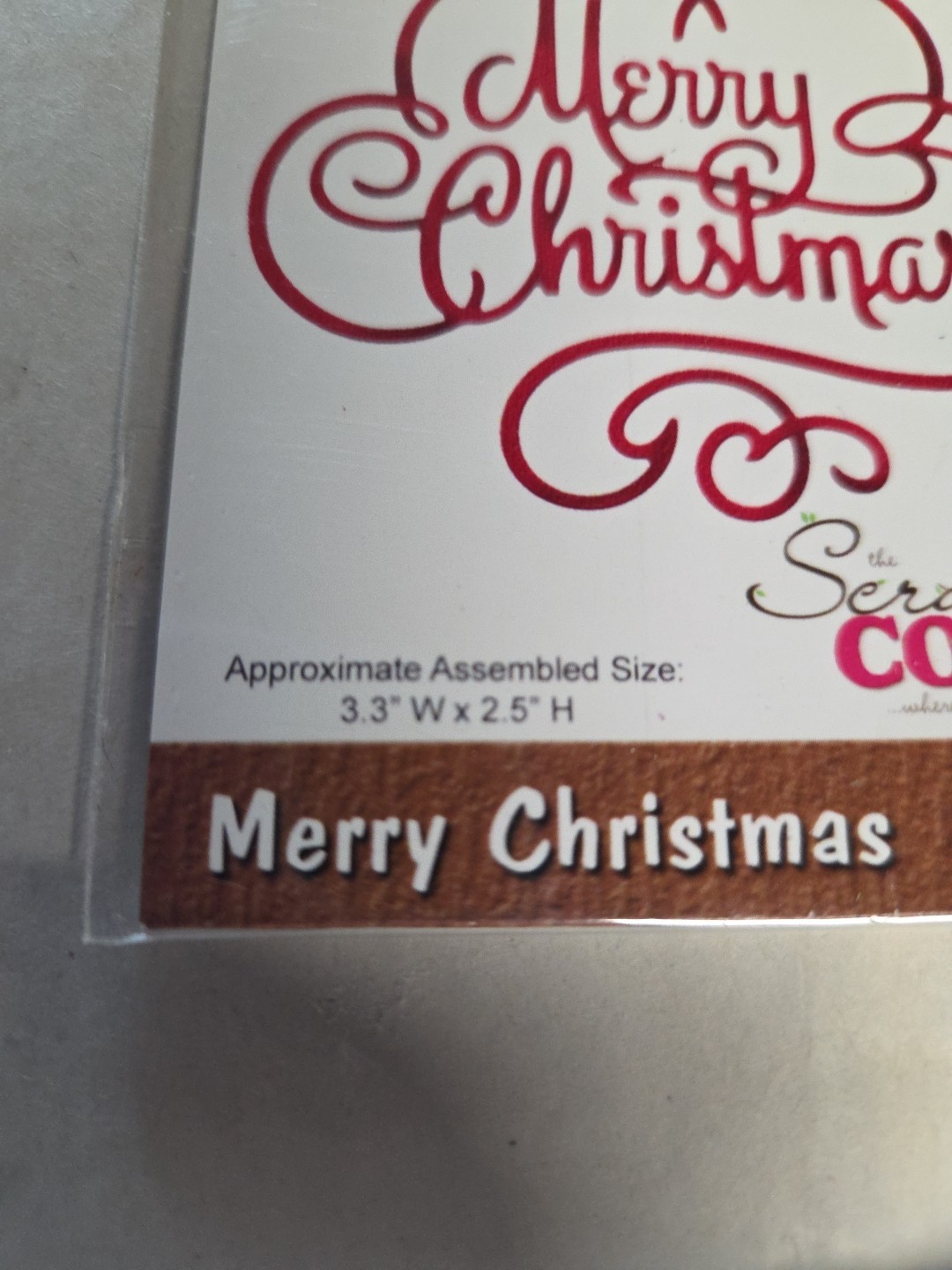 Cottage Cutz Die Merry Christmas