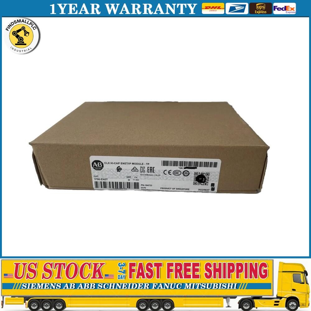 Allen Bradley 1756-EN2T ControlLogix EtherNet/IP Module AB 1756EN2T US Free Tax