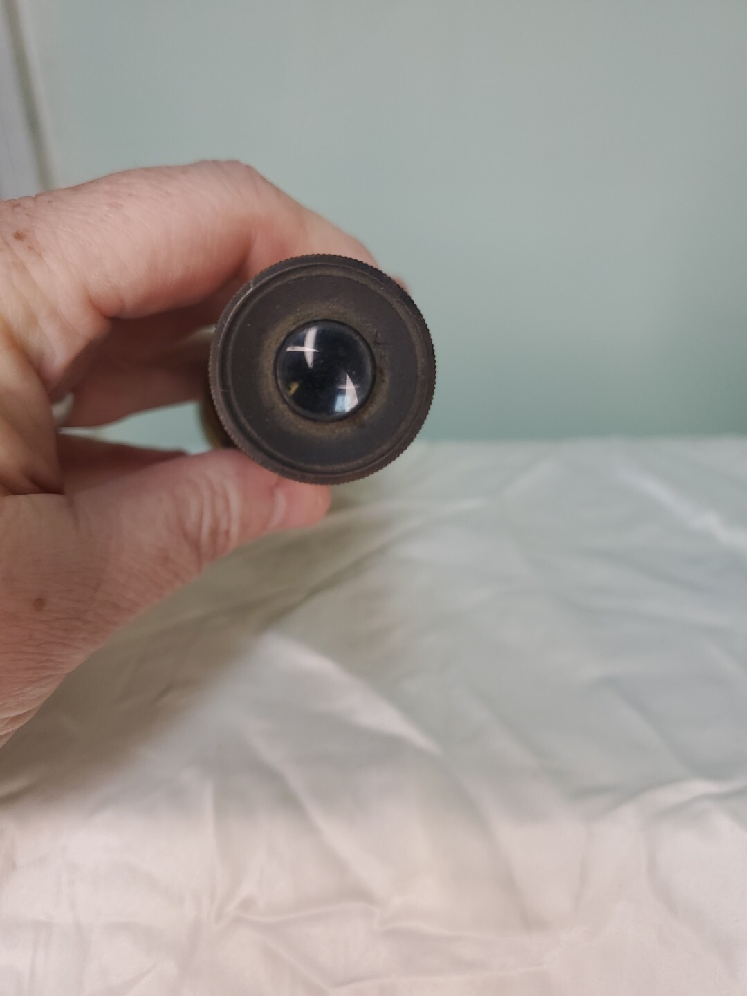 Antique Brass Field Microscope