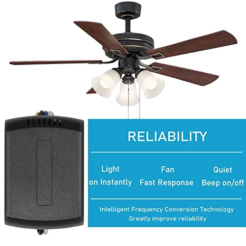 Ceiling Fan Remote Control Kit, Universal and Compact Size, Fan 1 remote kit