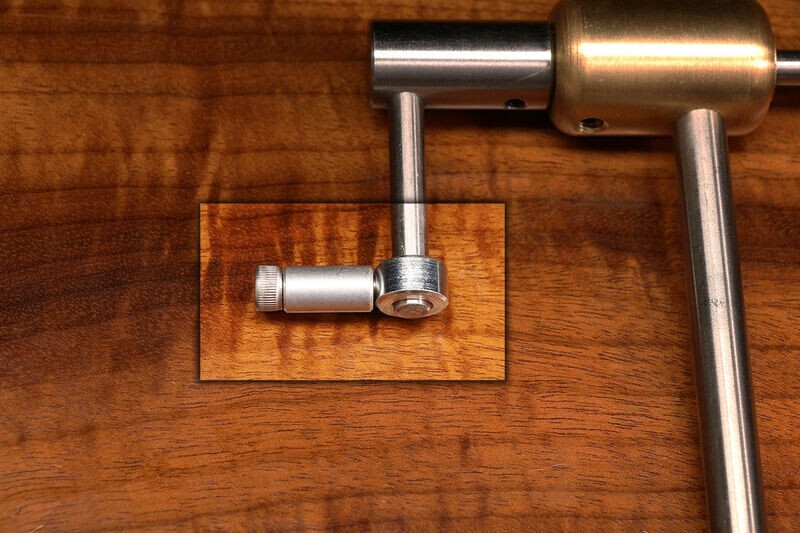 HORIZONTAL HANDLE FOR PEAK ROTARY FLY TYING VISE. D-ARM VISE ACCESSORY. USA MADE
