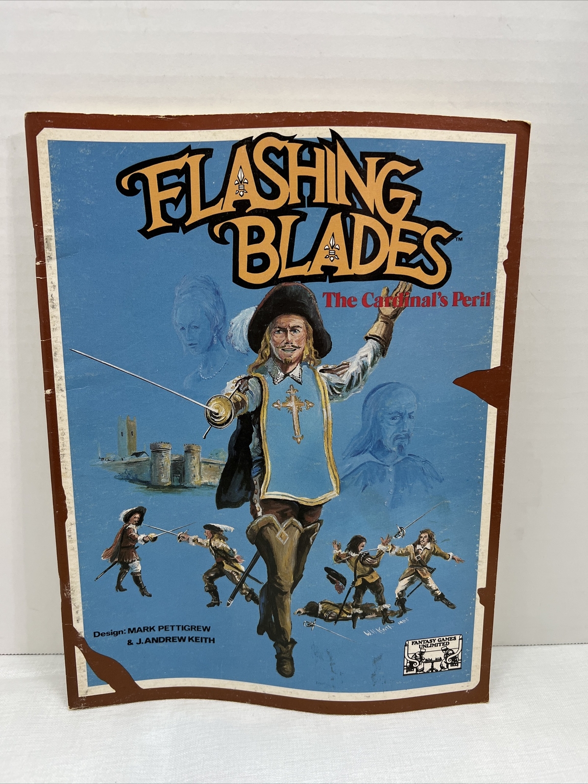 Flashing Blades RPG The Cardinal's Peril Fantasy Games Unlimited FGU 1985