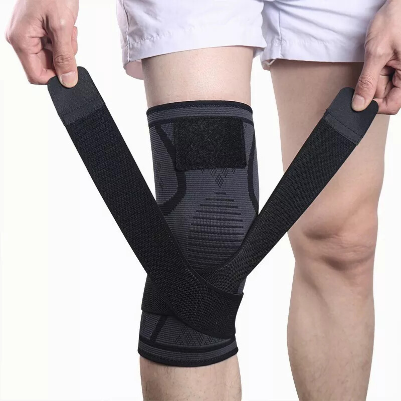 2Pcs Knee Sleeve Compression Brace Support For Sport Joint Pain Arthritis Relief