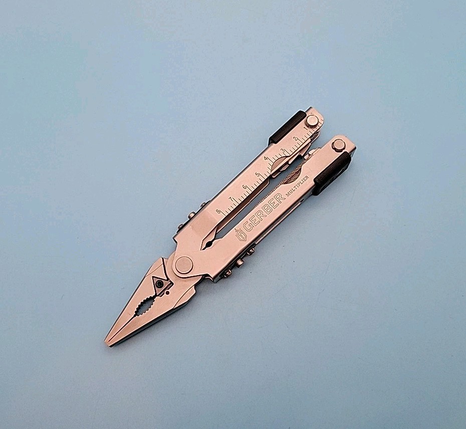 Gerber MP600 Multiplier Multi-Tool - Silver - Needle Nose Carbide Cutter Pliers