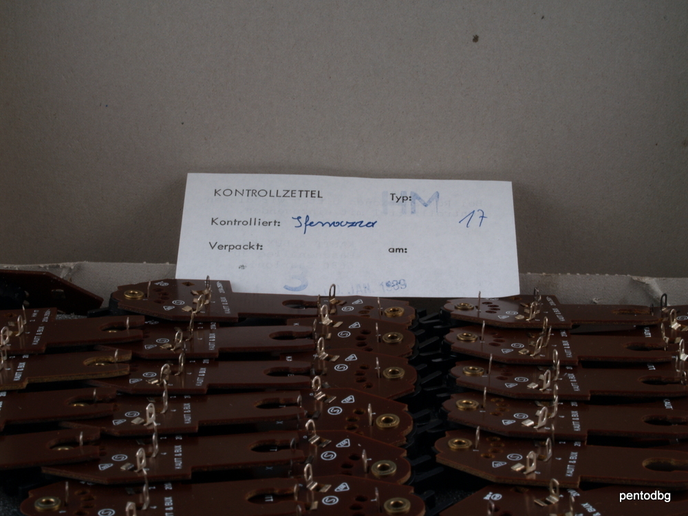 KAUTT & BUX HM 17 A 1 SLIDE SWITCH 4 POSITIONS 250V 2 A VERY RARE