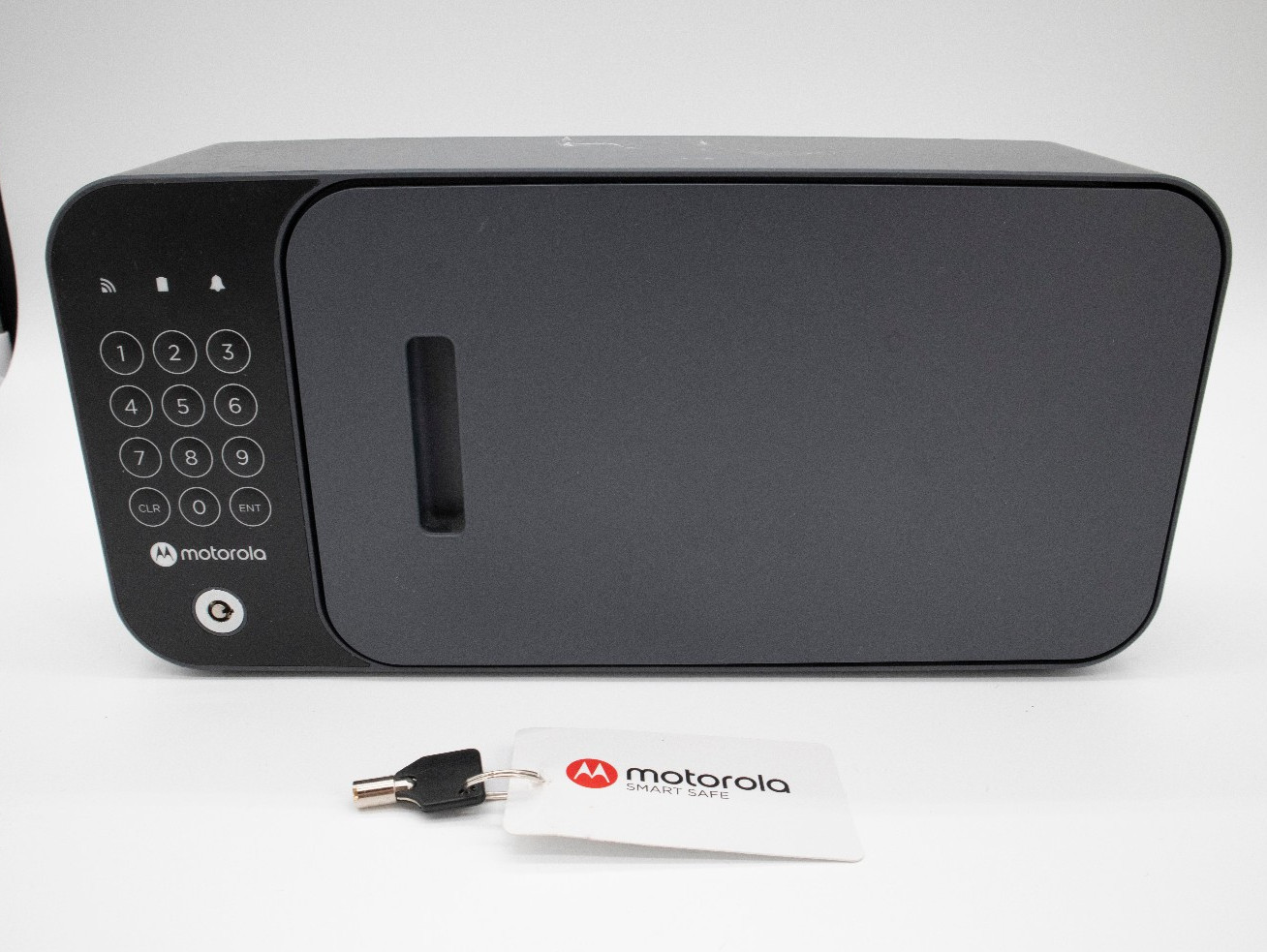 Motorola Bolt Smart Safe, Everyday Items w/Electronic Keypad Lock, Black