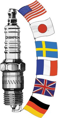 Champion Copper Plus Non-Resistor Spark Plugs N3C #801