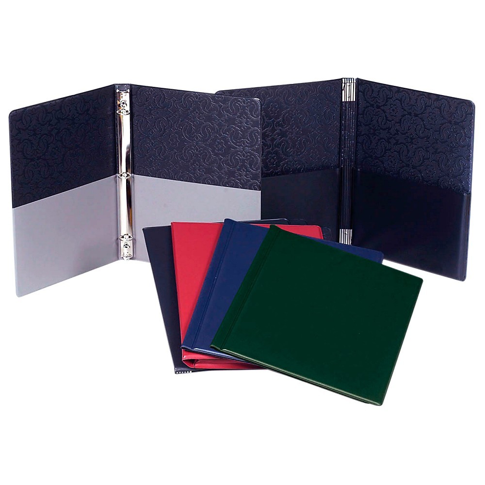 Marlo Plastics Choral Folder 914 x 12 With 7 Elastic Stays Black
