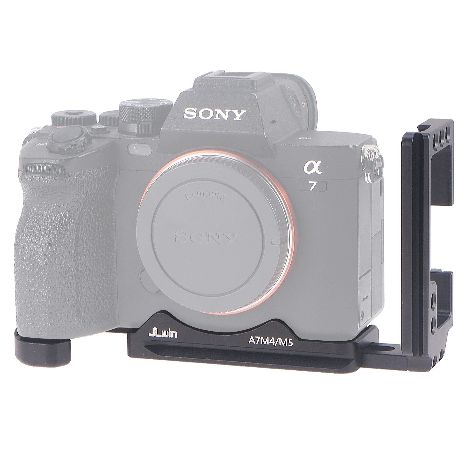 Quick Release L-Shaped Plate with Handle Grip for Sony Alpha 7 V A7M5 ILCE-7M5