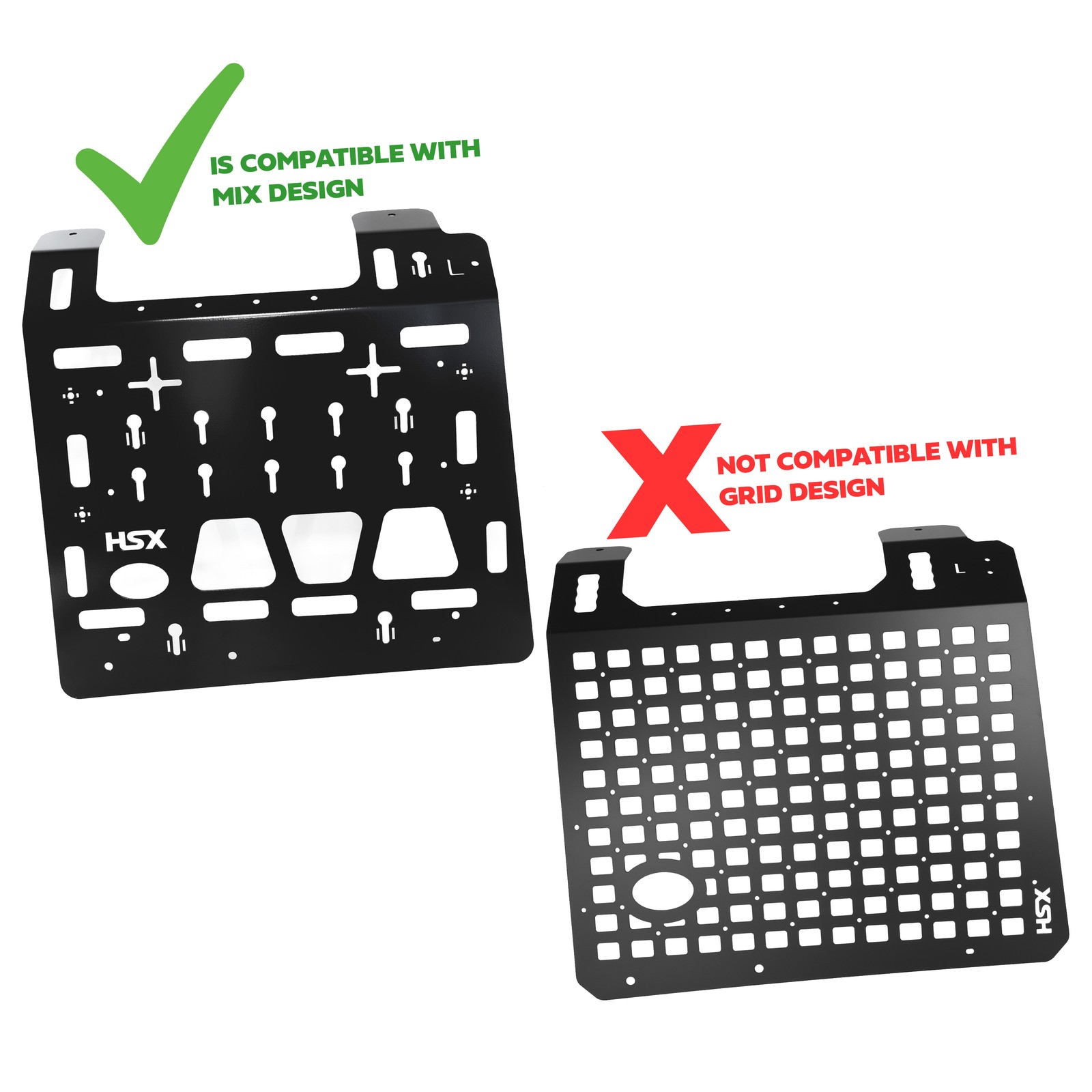 Fixing kit Lunch Gear Side Box to Molle Plate for New Defender 2020+ Mount LEFT