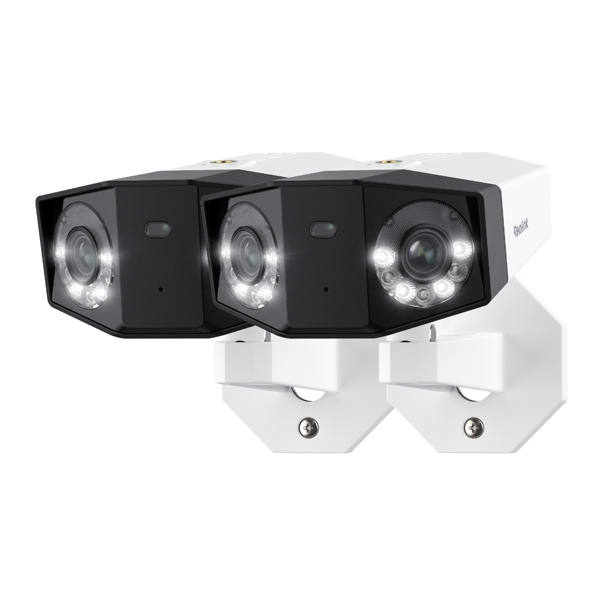 Reolink 2pcs Duo 3 PoE 16MP Dual-Lens PoE Camera 180° Panoramic Motion Tracking